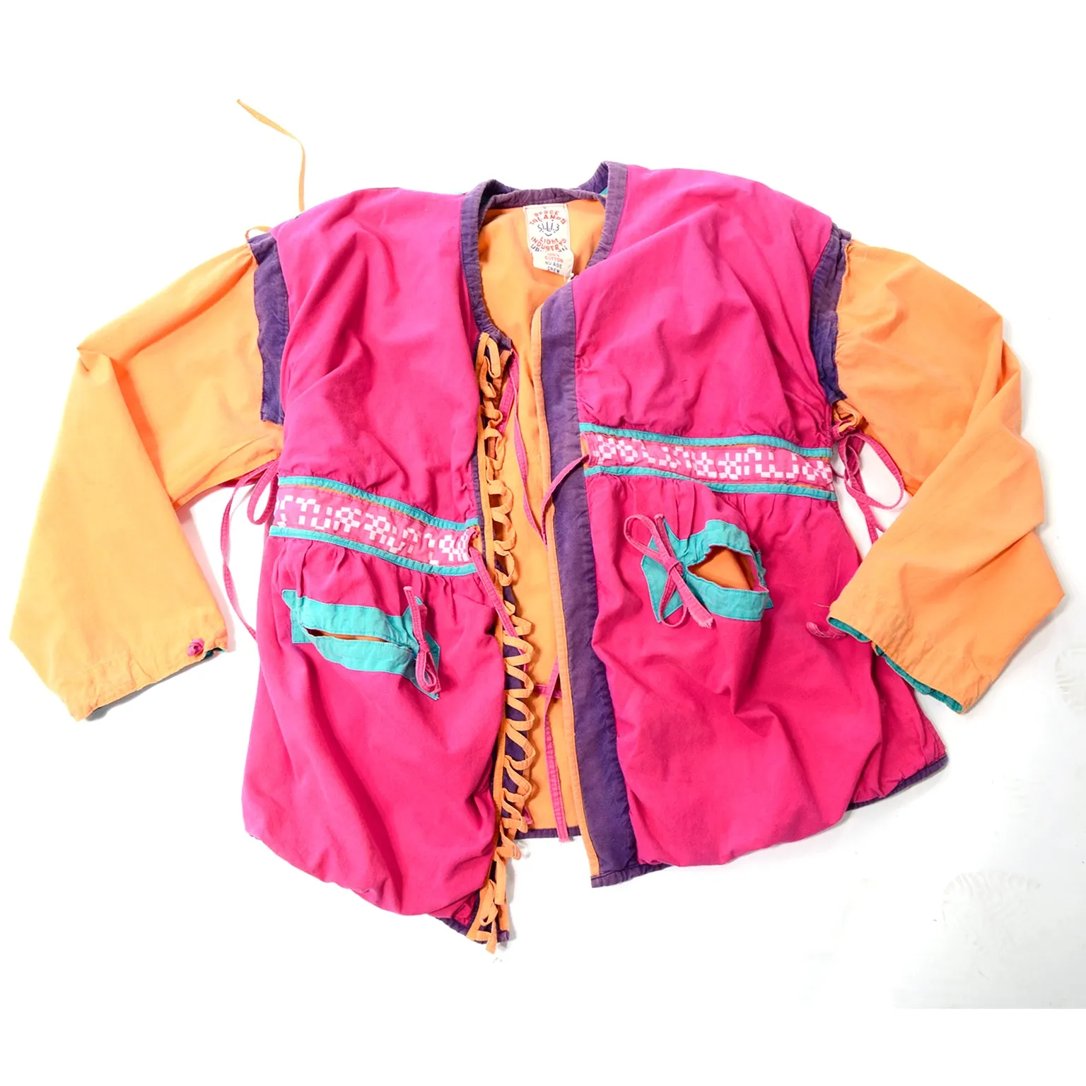 1980s Space Island Light Industries Sili Convertible Jacket Jumpsuit & Bag