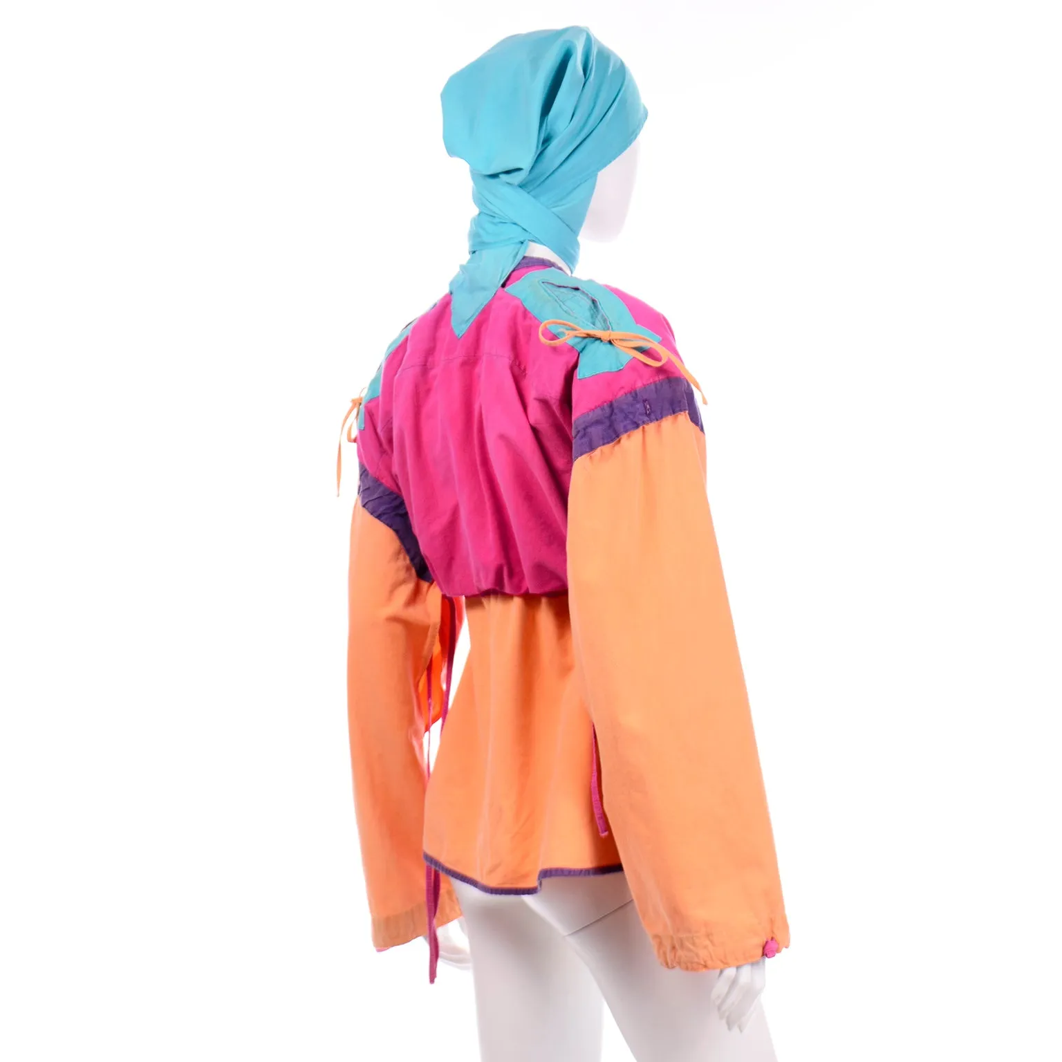 1980s Space Island Light Industries Sili Convertible Jacket Jumpsuit & Bag