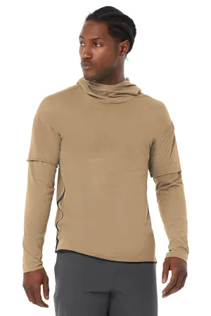 2-In-1 Pullover Hoodie - Gravel