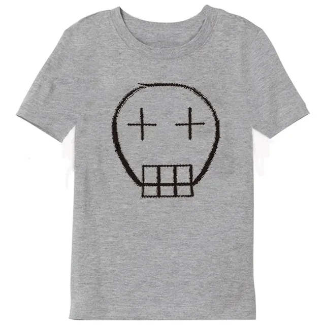 2024 New Children T-Shirt Skull Fashion Cartoons Cotton Short Sleeve Boys T Shirt Kids Tops For Girls Boys summer Clothes 2-10Y