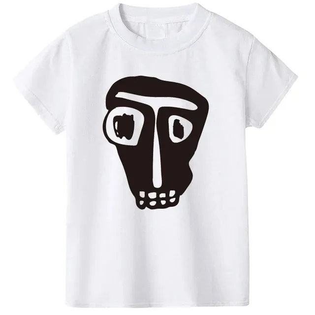 2024 New Children T-Shirt Skull Fashion Cartoons Cotton Short Sleeve Boys T Shirt Kids Tops For Girls Boys summer Clothes 2-10Y