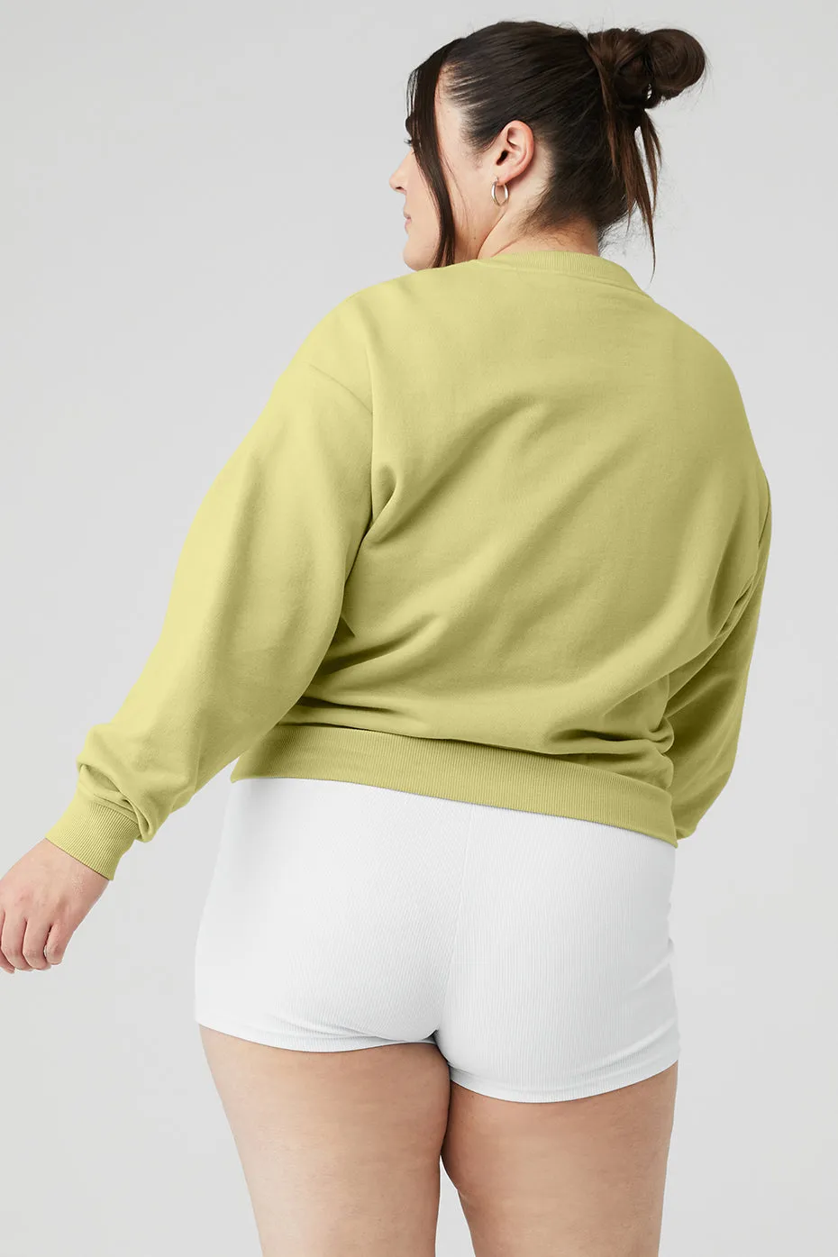 Accolade Crew Neck Pullover - Dusty Yellow