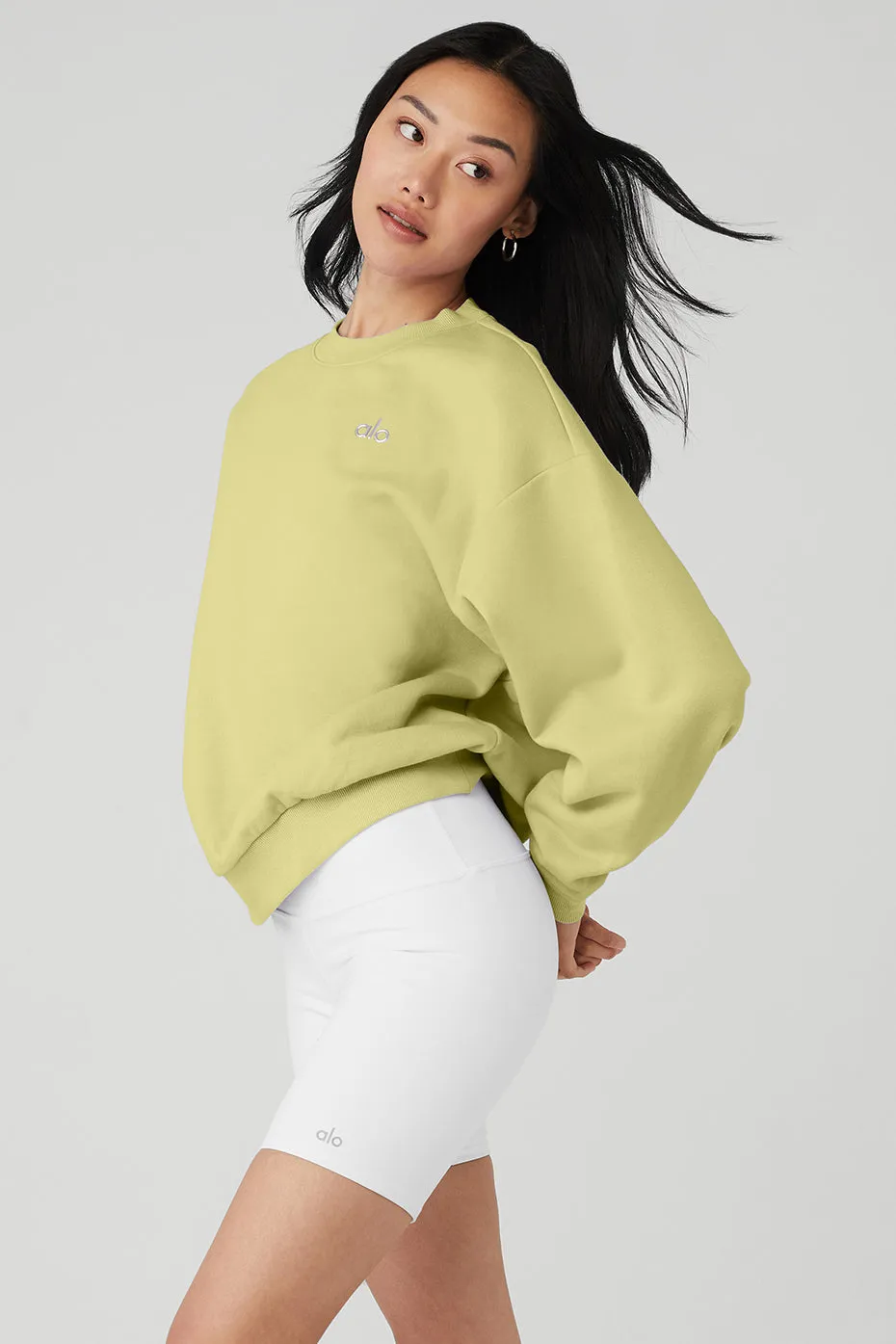 Accolade Crew Neck Pullover - Dusty Yellow