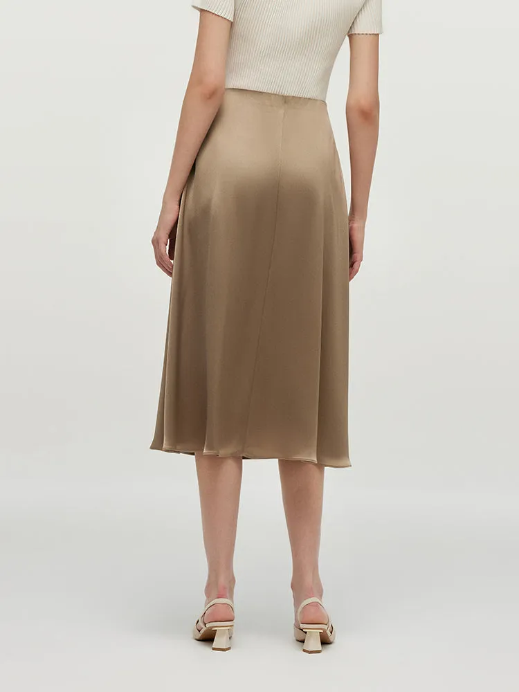 Acetate A-Line Women Skirt