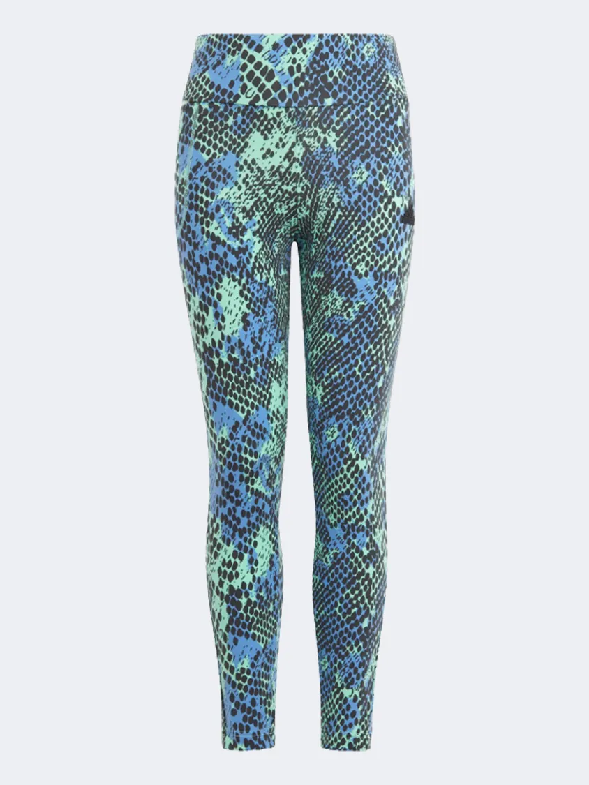 Adidas Future Icons Allover Print Girls Sportswear Tight Multicolor