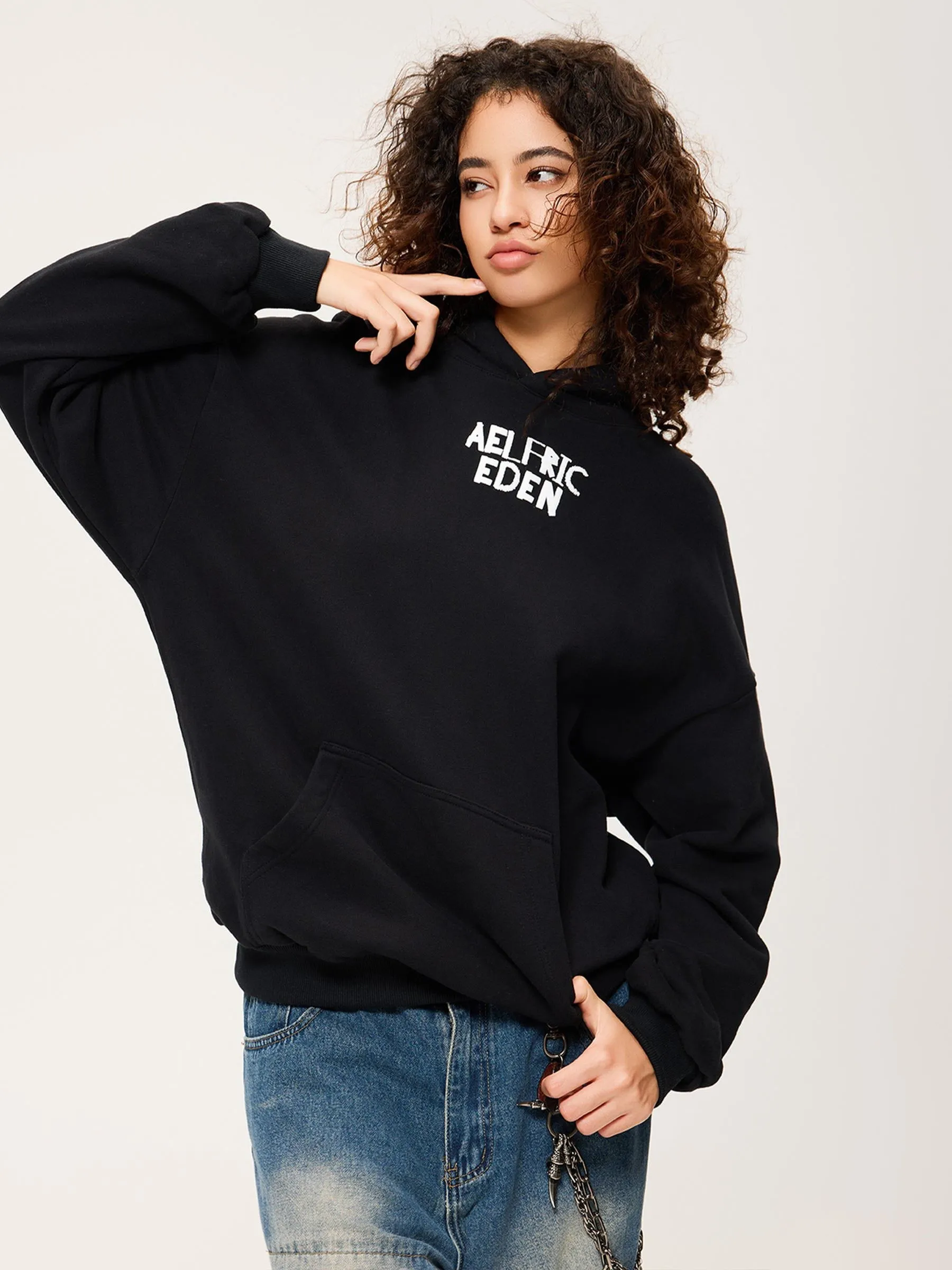 Aelfric Eden Basic Print Hoodie