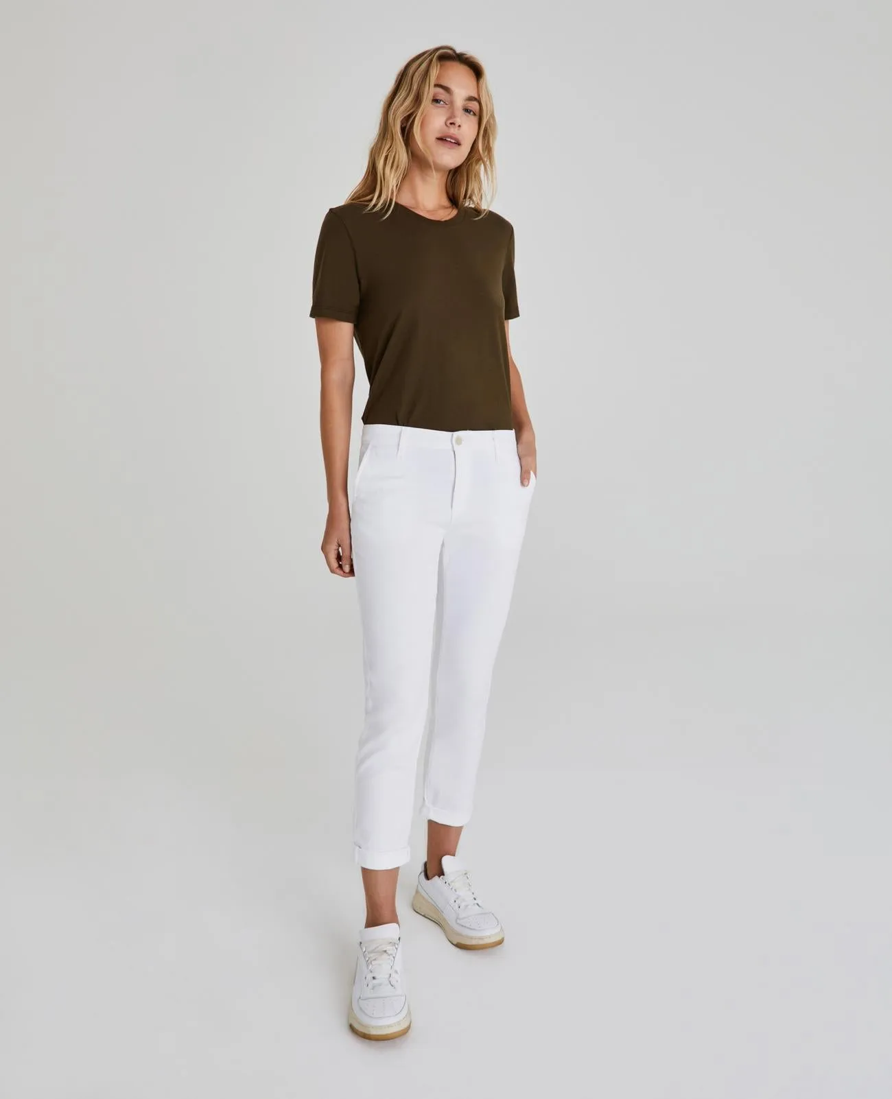 AG Denim Caden Pant in White