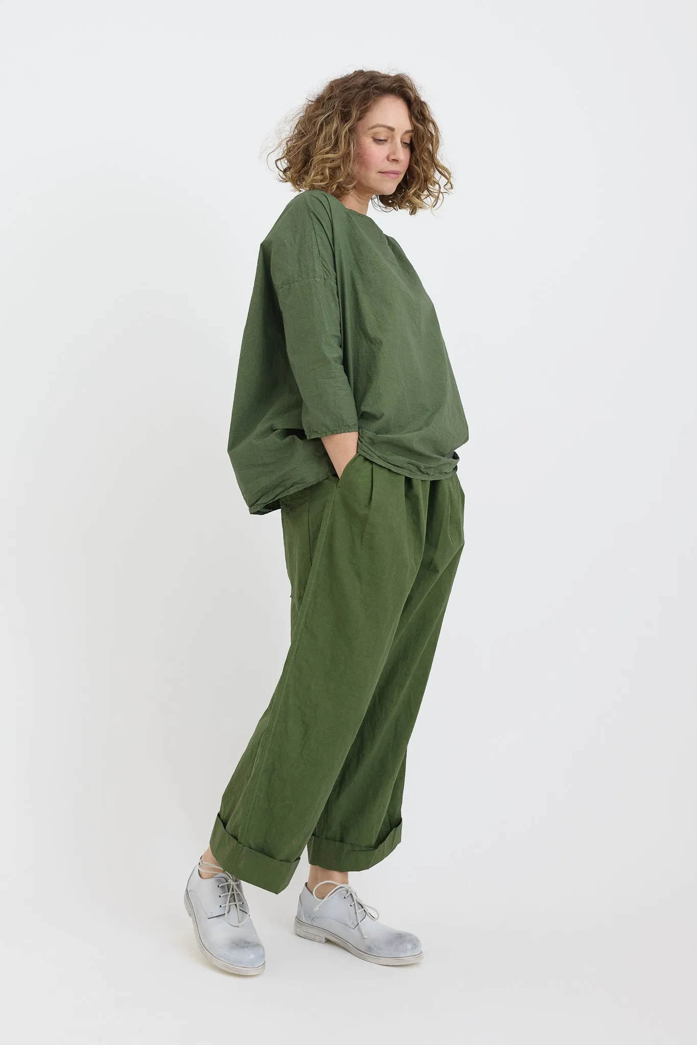 Album di Famiglia - Short Tunic TC - Shirt - Green