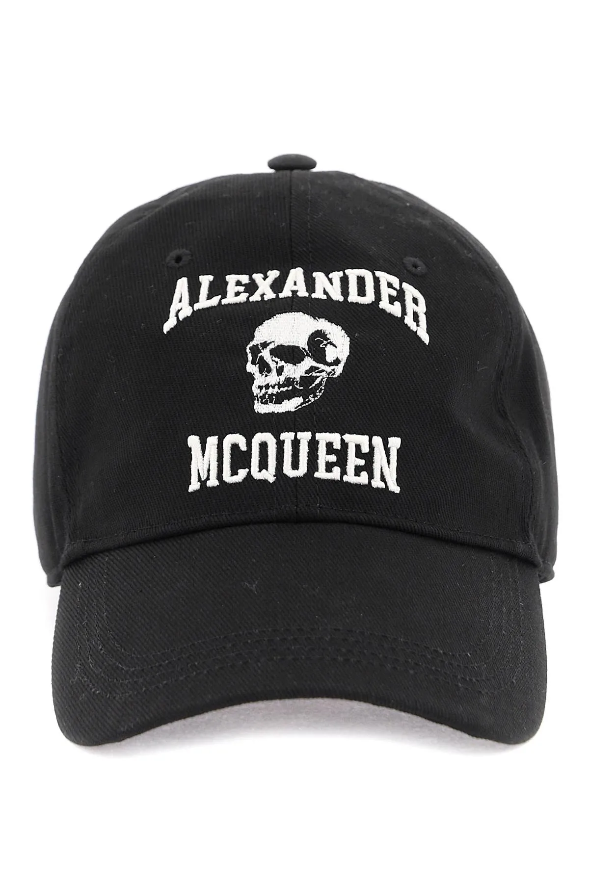 Alexander mcqueen embroidered logo baseball cap