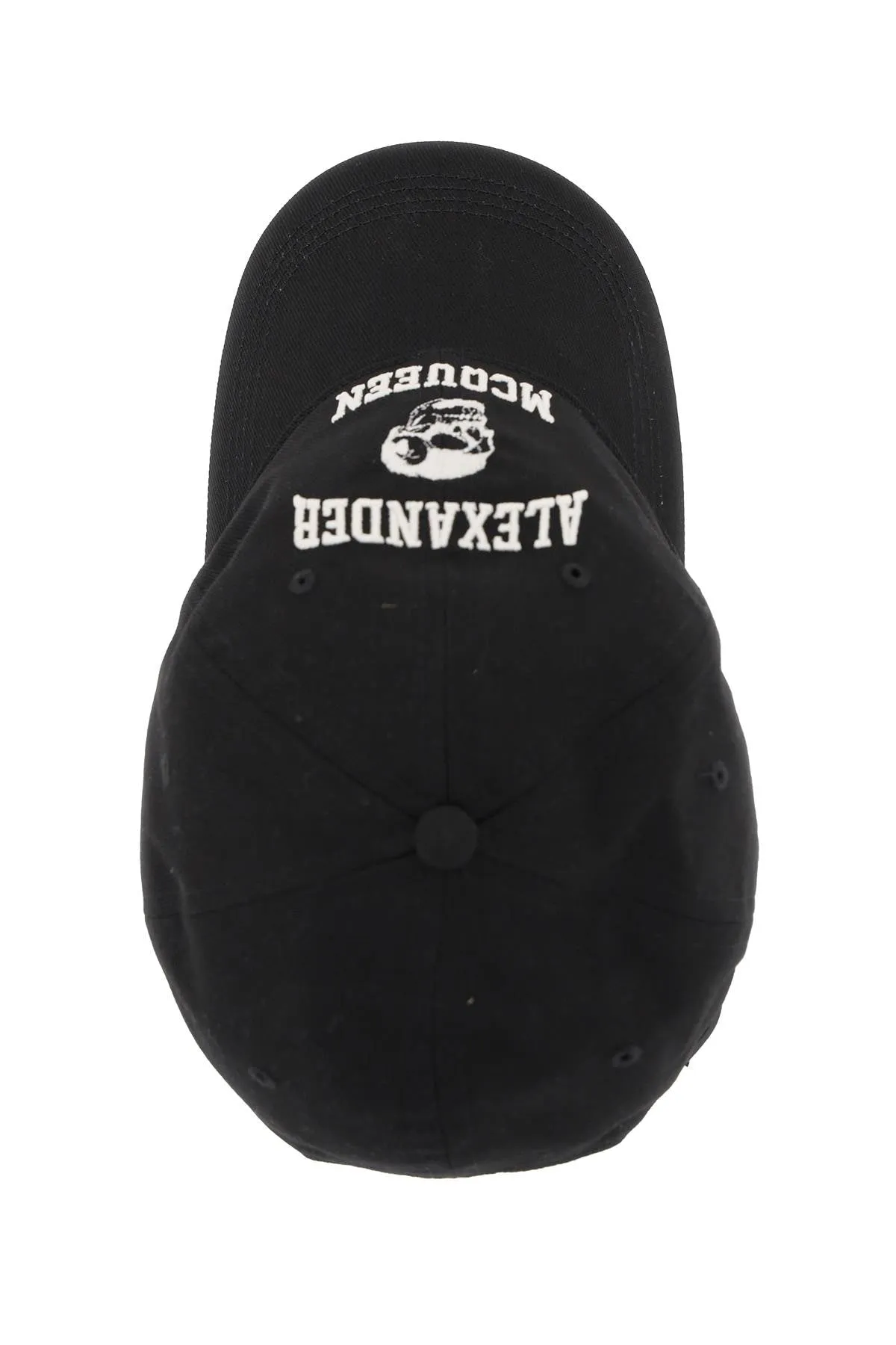 Alexander mcqueen embroidered logo baseball cap