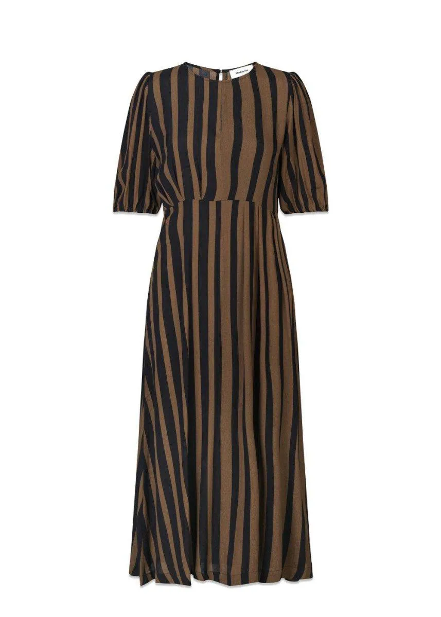 AliciaMD print dress - Bold Sienna Stripe