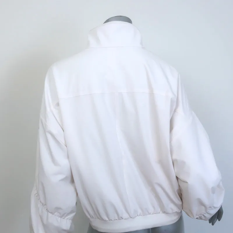 Alo Yoga Cropped Elevation Coverup Jacket White Size Small