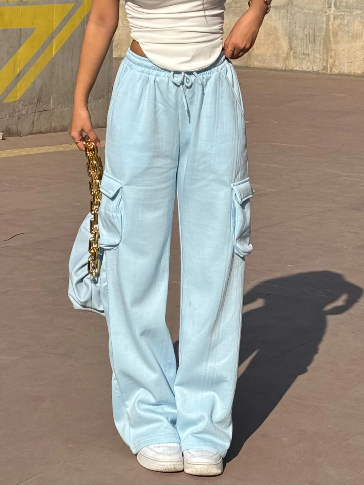 Amelia Blue cargo pants