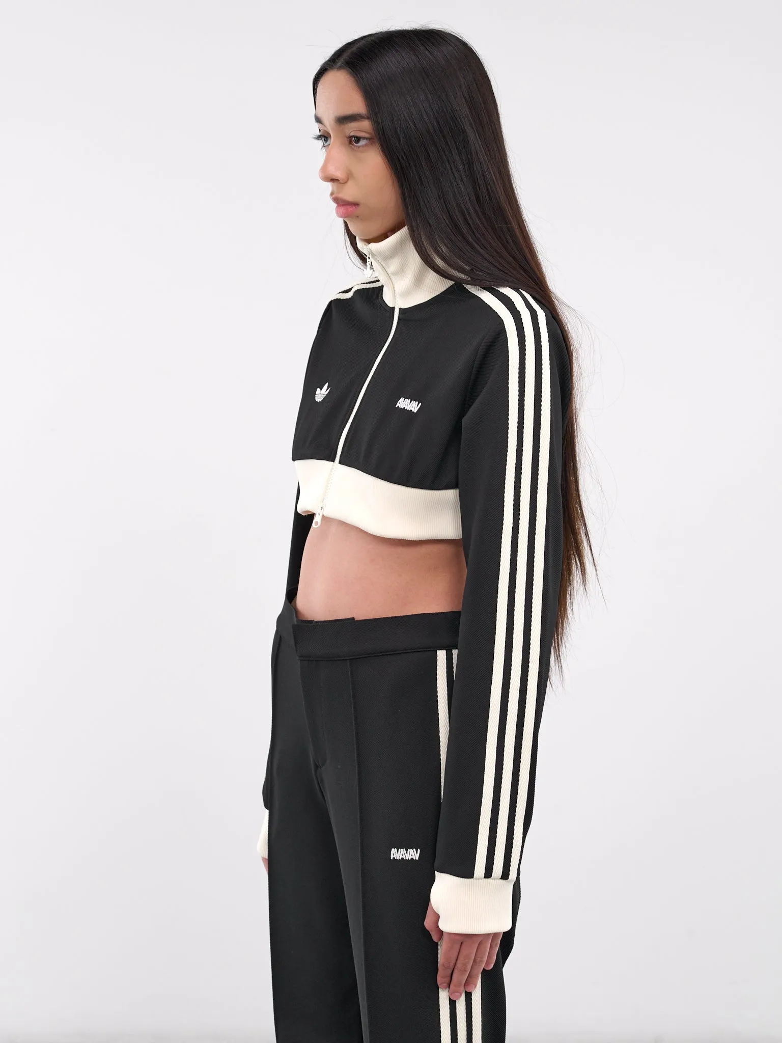 AVAVAV Cropped Track Jacket (JD5978-BLACK)