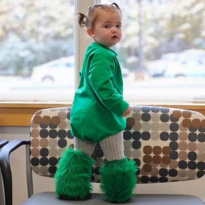 Baby Romper With Leg Warmers