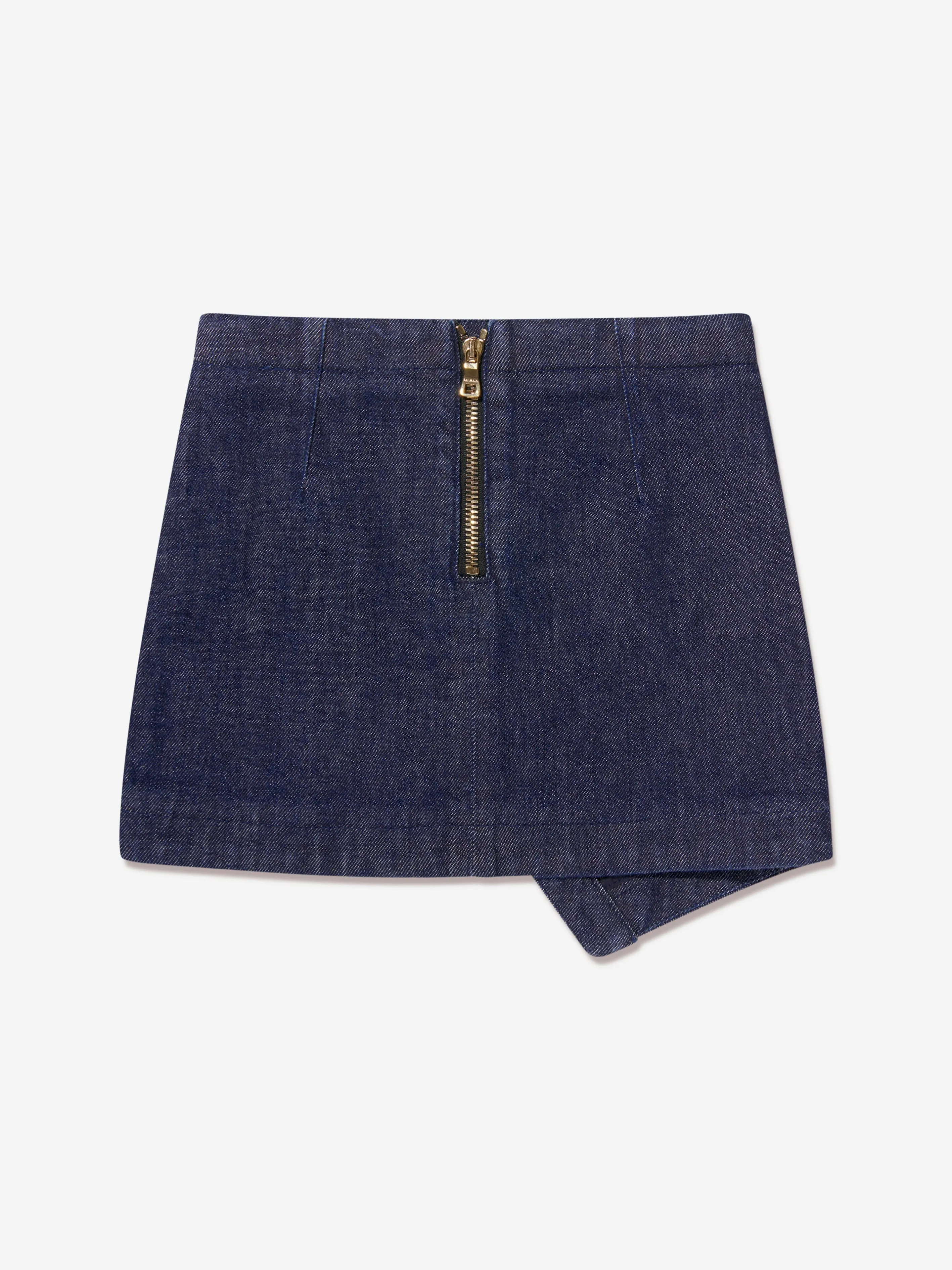 Balmain Girls Wrap Skirt in Blue