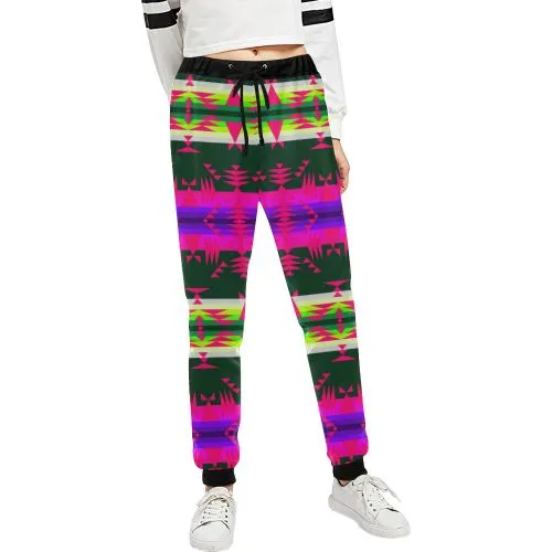 Between the Mountains Deep Lake Sunset Women's Sweatpants