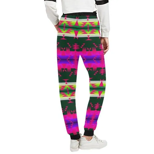 Between the Mountains Deep Lake Sunset Women's Sweatpants