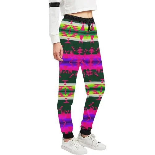 Between the Mountains Deep Lake Sunset Women's Sweatpants