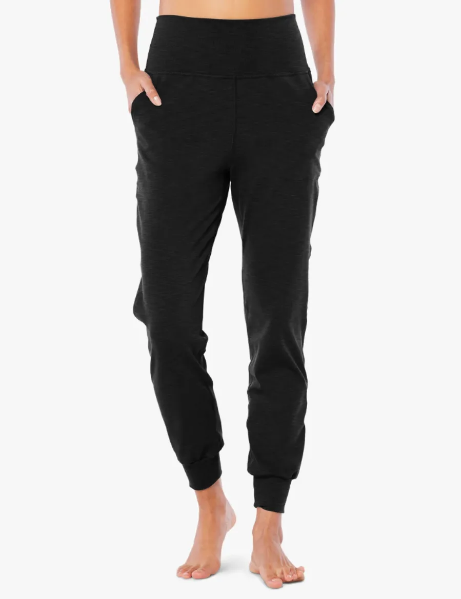 Beyond Yoga Heather Rib Midi Jogger