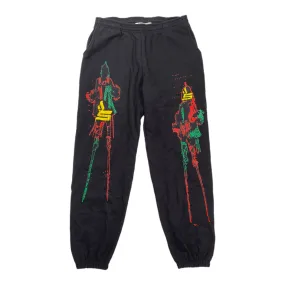 BornFromPain Sicko Sweatpants Black