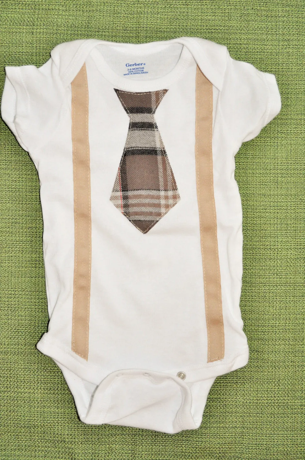 boy plaid argyle brown argyle cake smash with cream  grey tie bodysuit and suspenders with baby leg warmers. Creeper, Baby One Piece, Boy