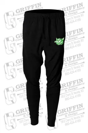 Bronaugh Wildcats Jogger Pants - Wildcat Logo