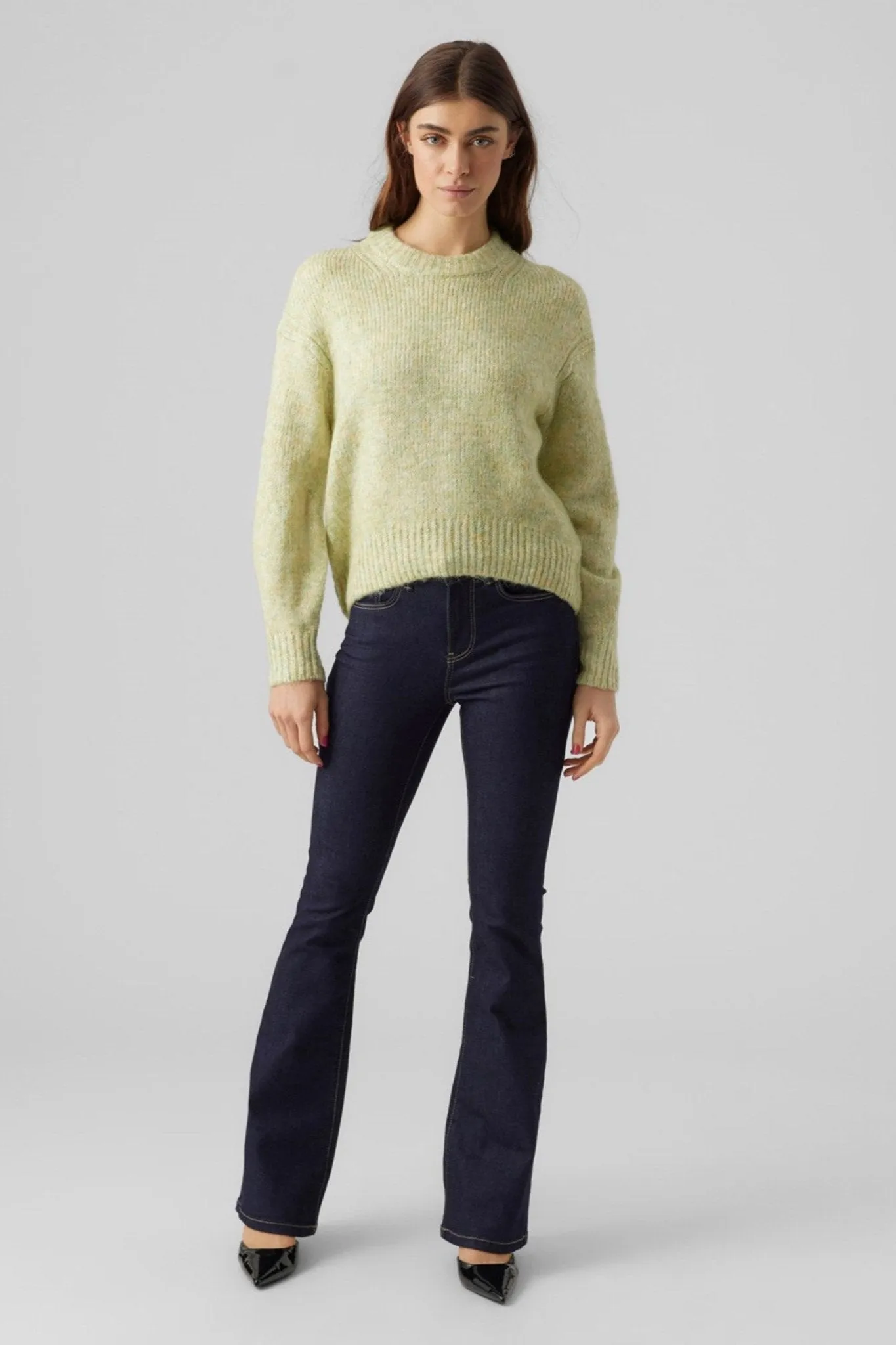 Cally O-Neck Pullover - Lemon Meringue