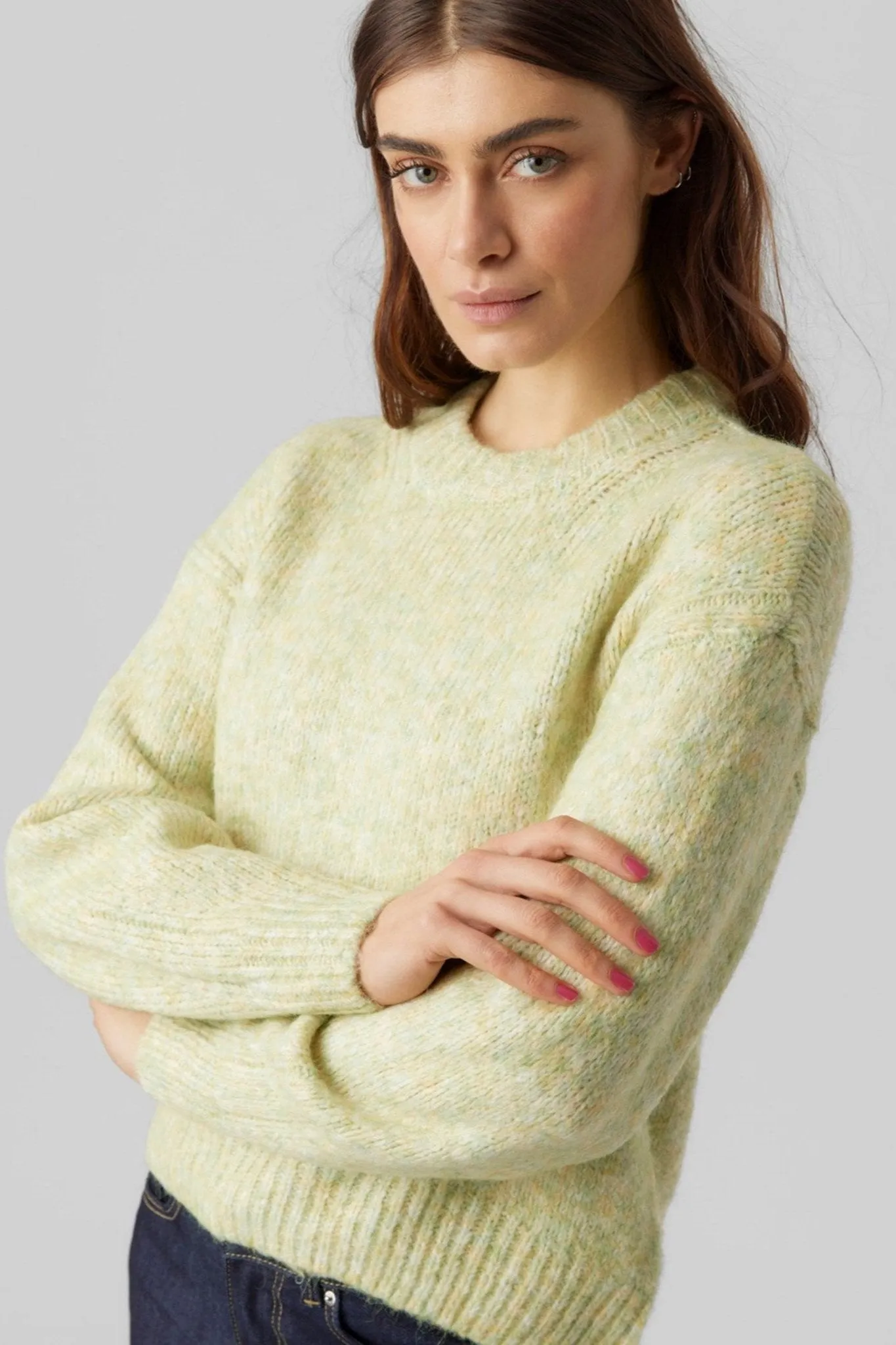 Cally O-Neck Pullover - Lemon Meringue