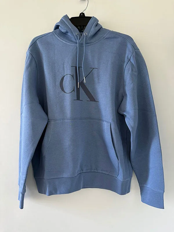 Calvin Klein Men's Monogram Fleece Hoodie Infinity 40QM898 420