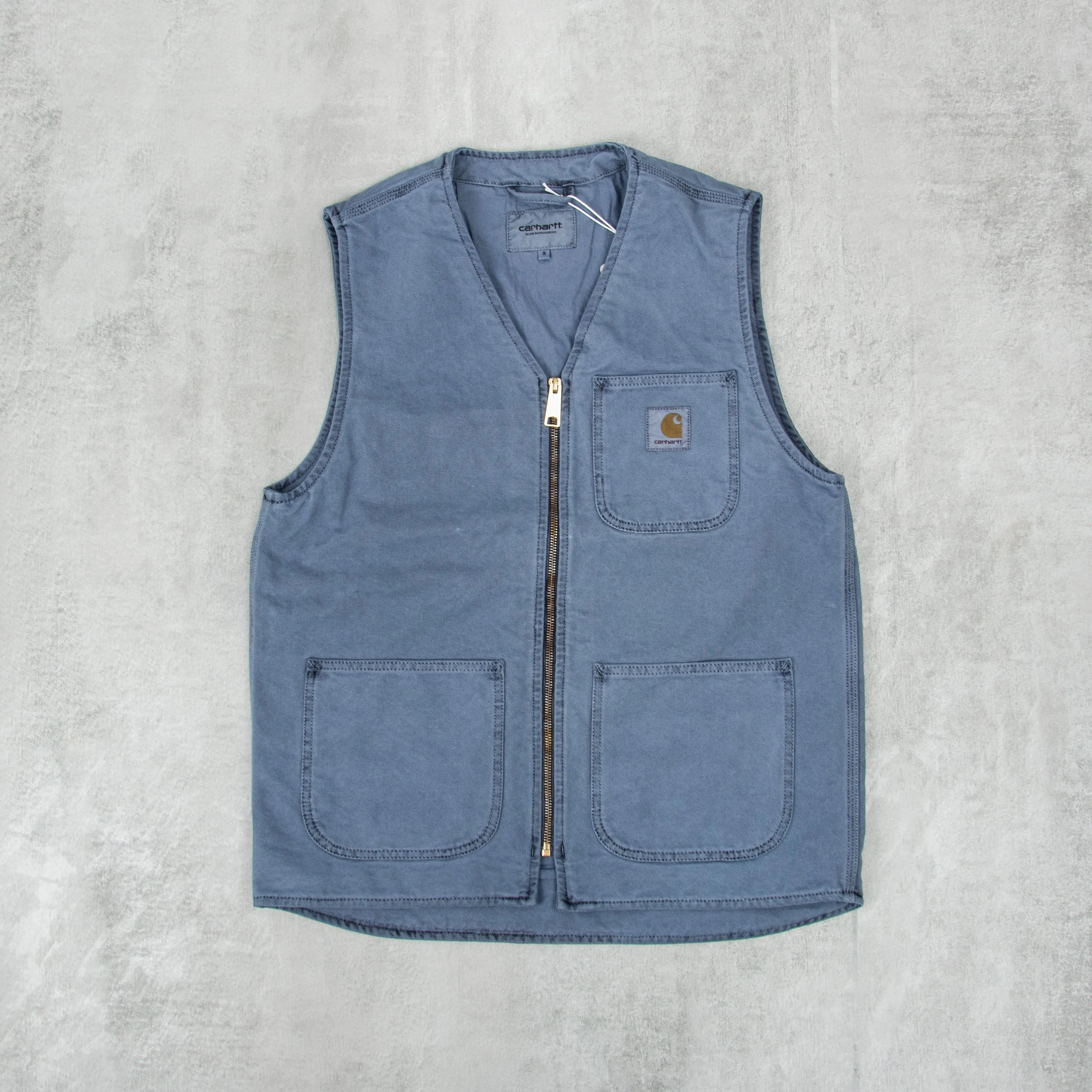 Carhartt WIP Arbor Vest - Storm Blue Faded