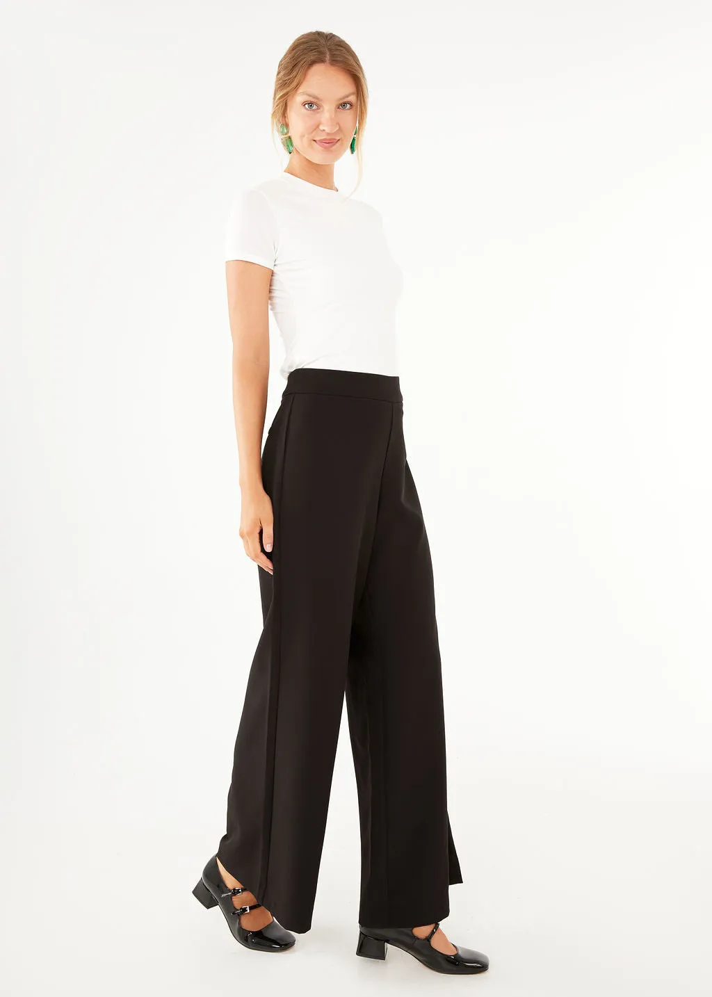 Carter Trouser Black Ponte