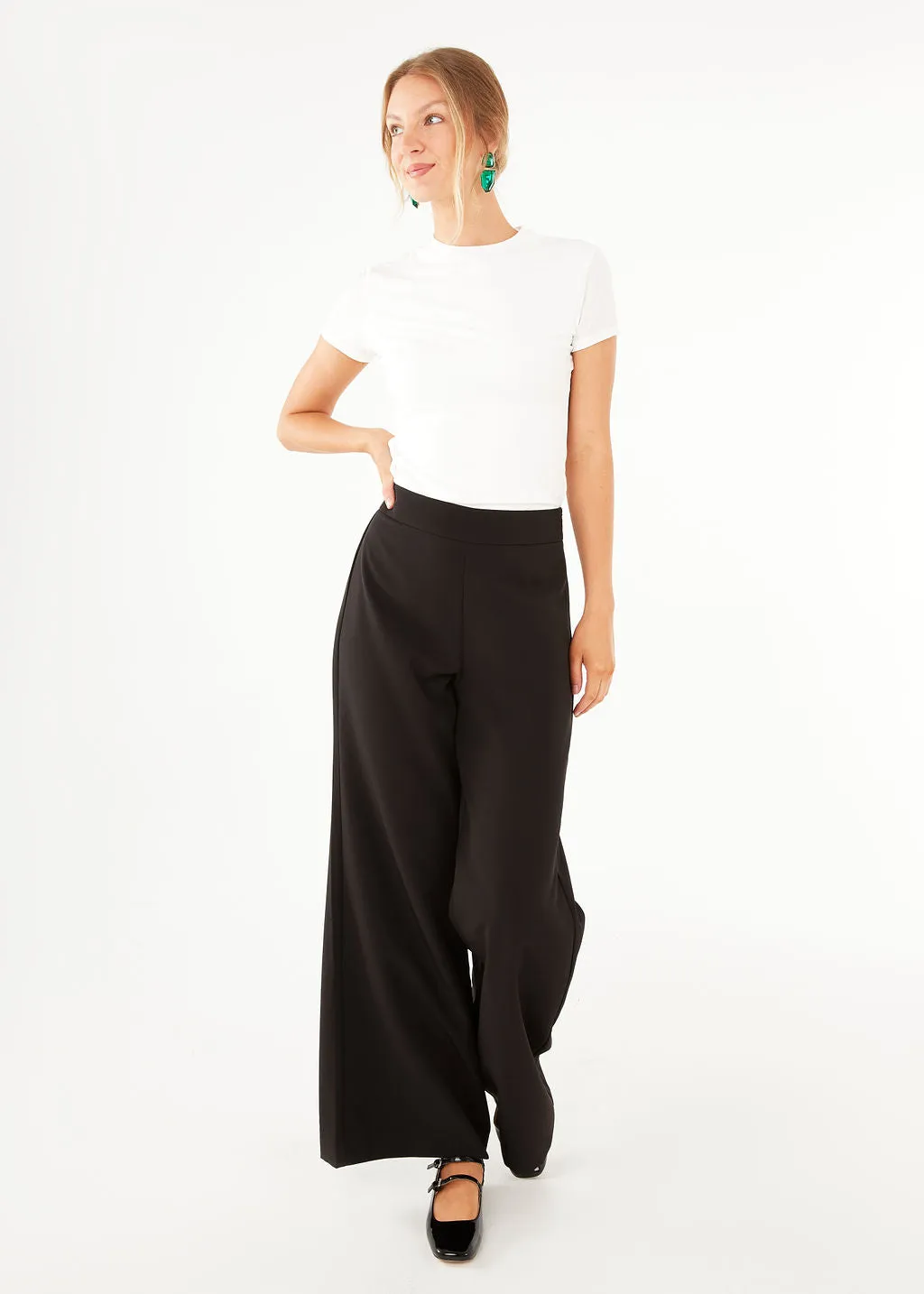 Carter Trouser Black Ponte