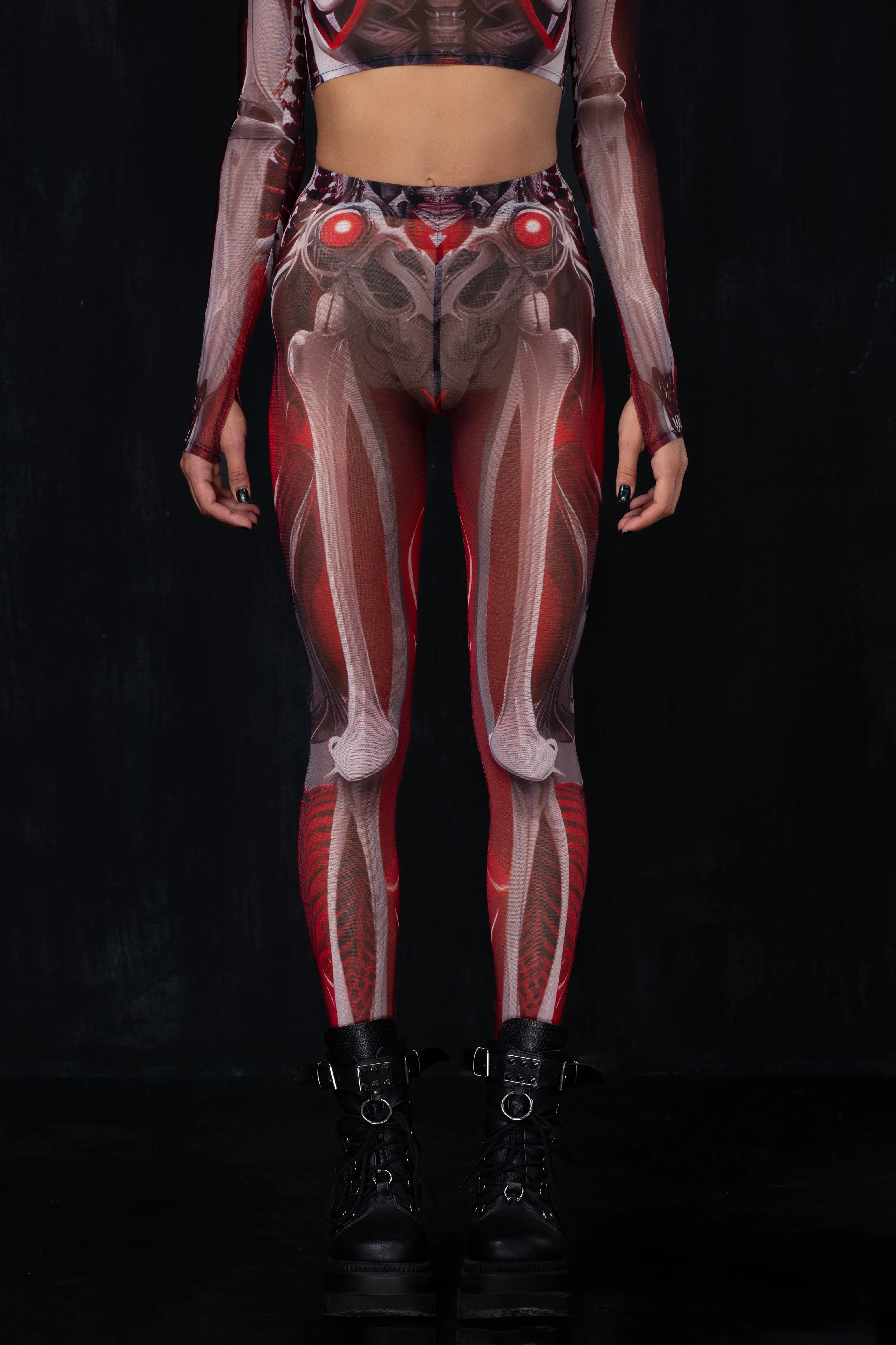 Crimson Skeleton Mesh Set