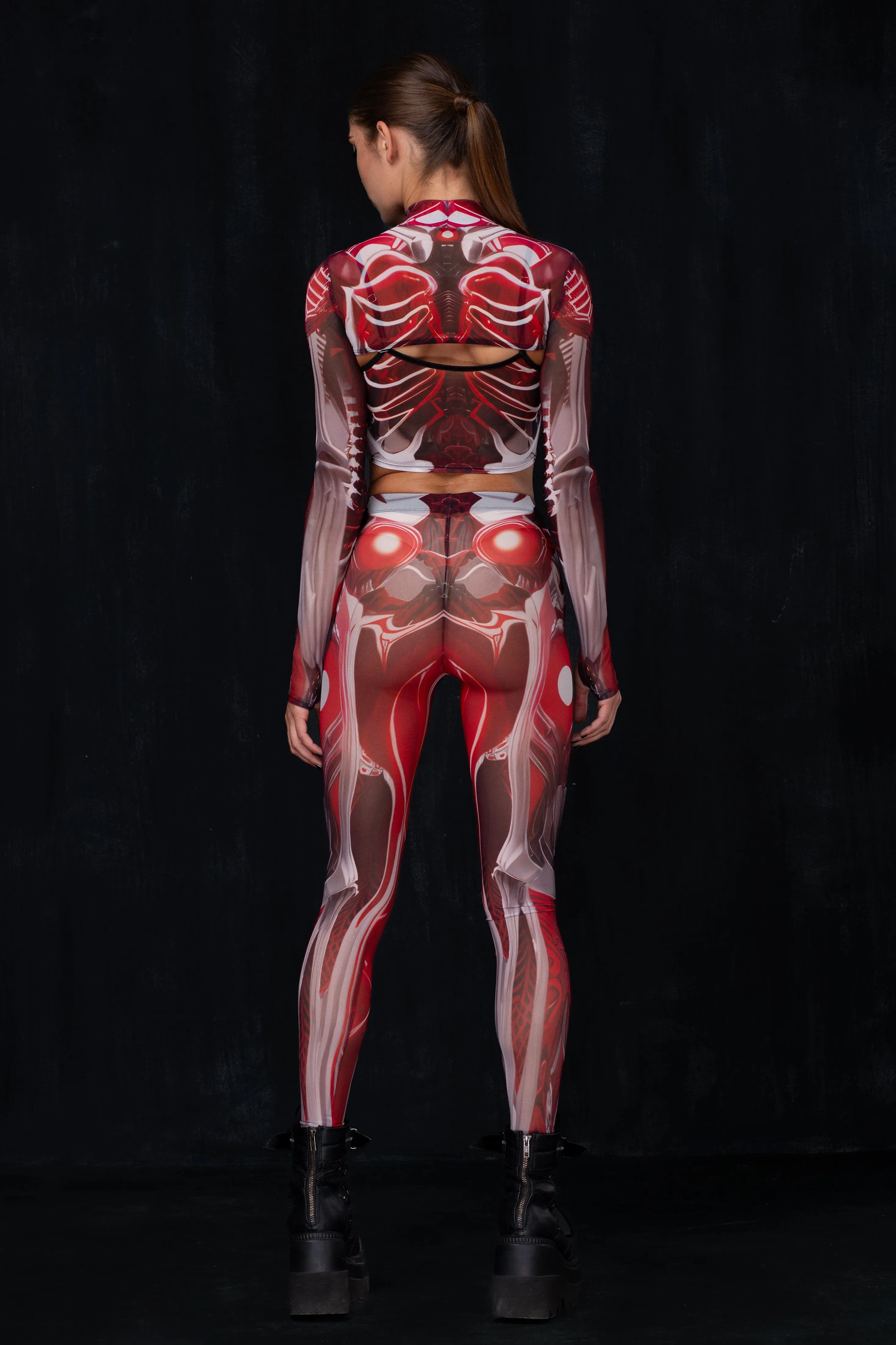 Crimson Skeleton Mesh Set