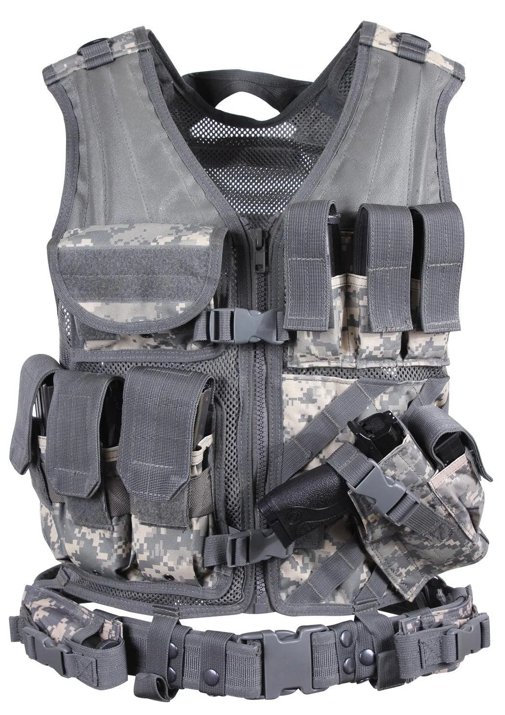 Cross Draw MOLLE Tactical Vest