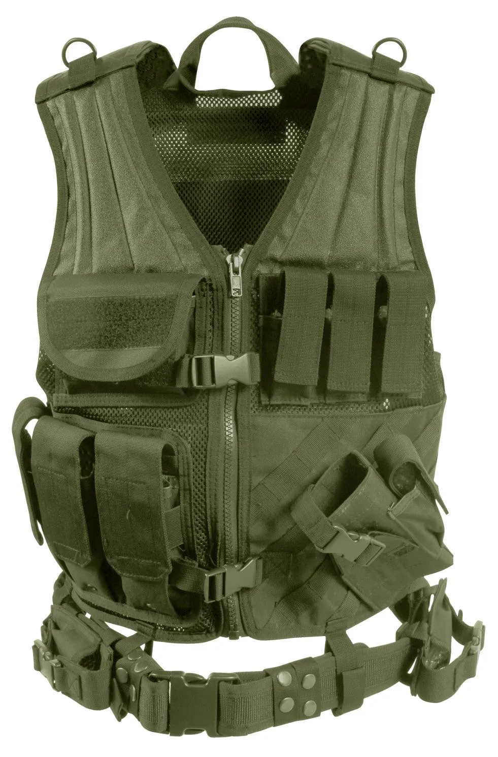 Cross Draw MOLLE Tactical Vest