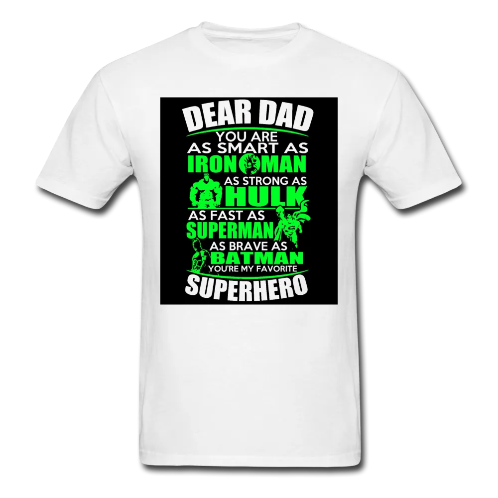 Dear Dad Superhero Men's T-Shirt