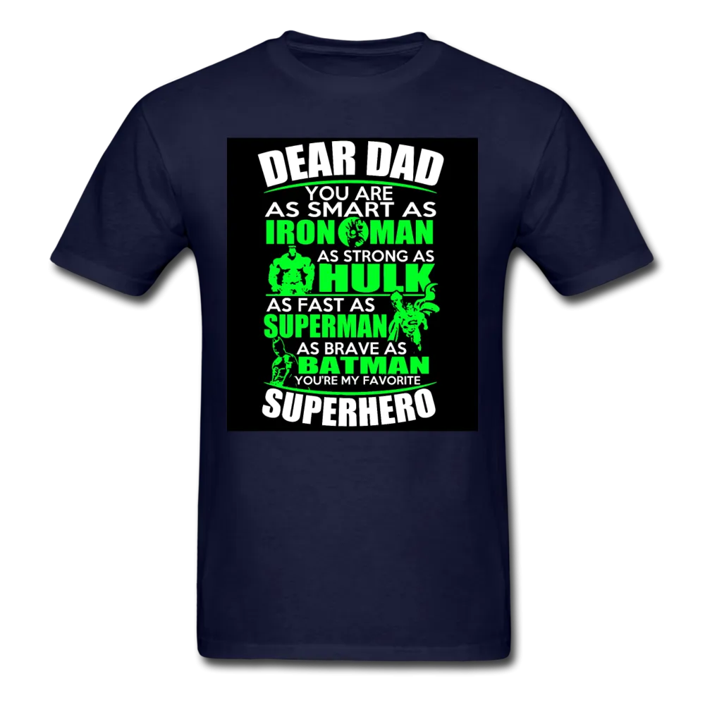 Dear Dad Superhero Men's T-Shirt