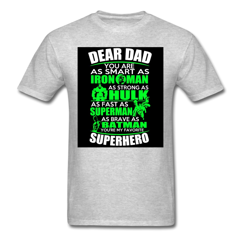 Dear Dad Superhero Men's T-Shirt