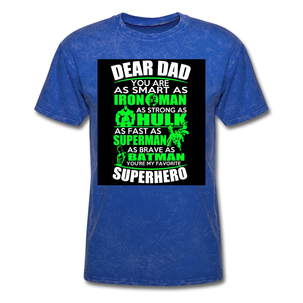 Dear Dad Superhero Men's T-Shirt