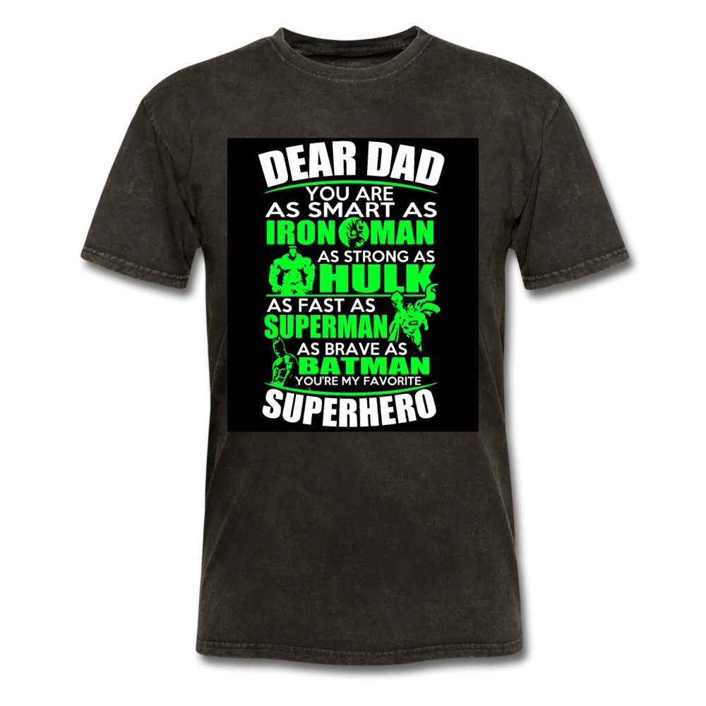 Dear Dad Superhero Men's T-Shirt