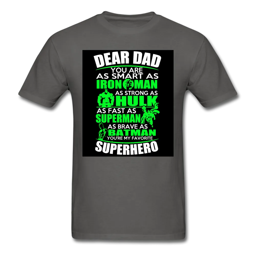 Dear Dad Superhero Men's T-Shirt