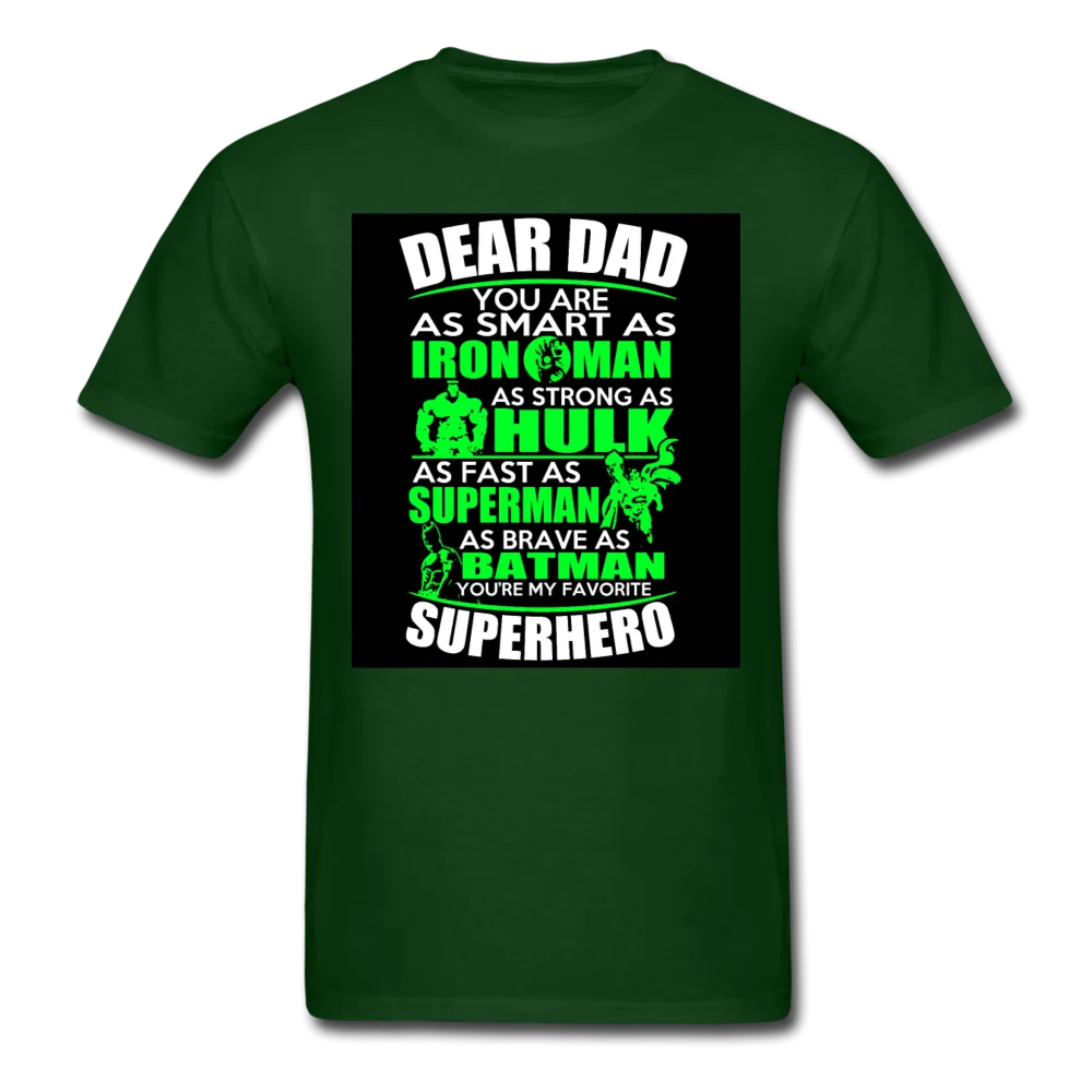 Dear Dad Superhero Men's T-Shirt