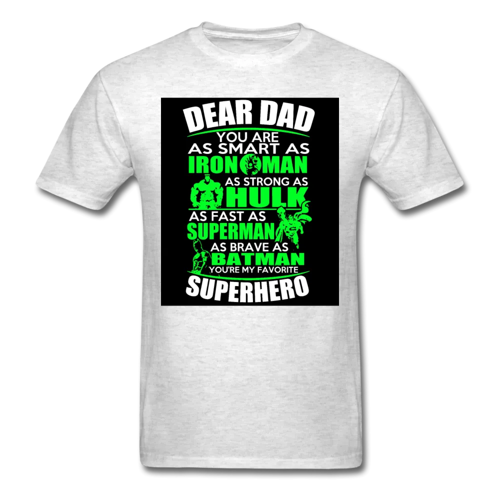 Dear Dad Superhero Men's T-Shirt