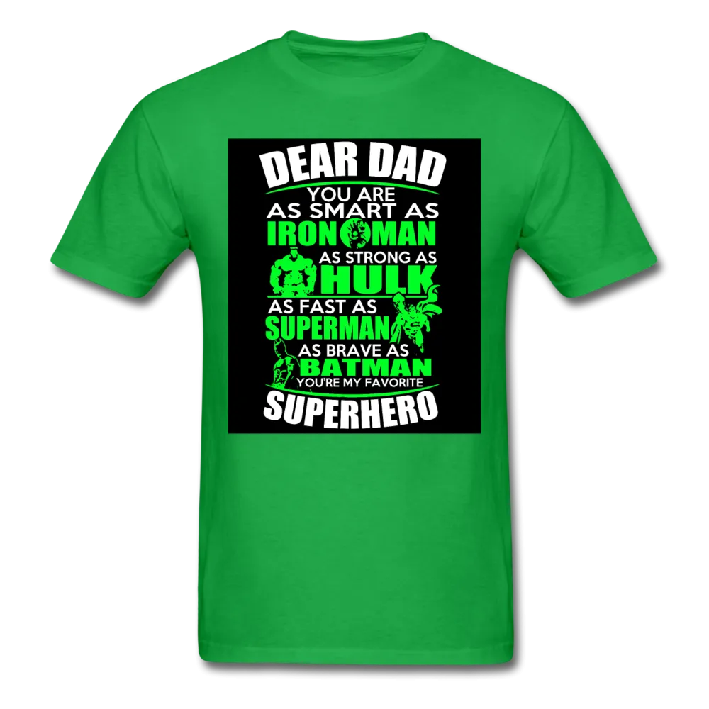 Dear Dad Superhero Men's T-Shirt