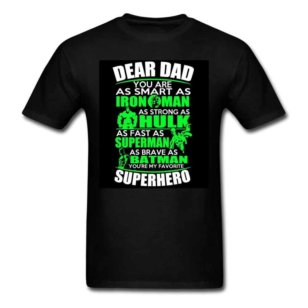 Dear Dad Superhero Men's T-Shirt