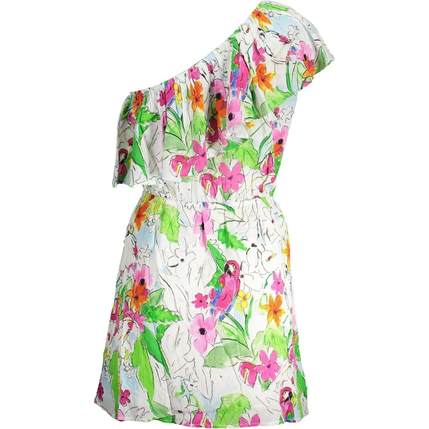 Desigual White Viscose Women Dress