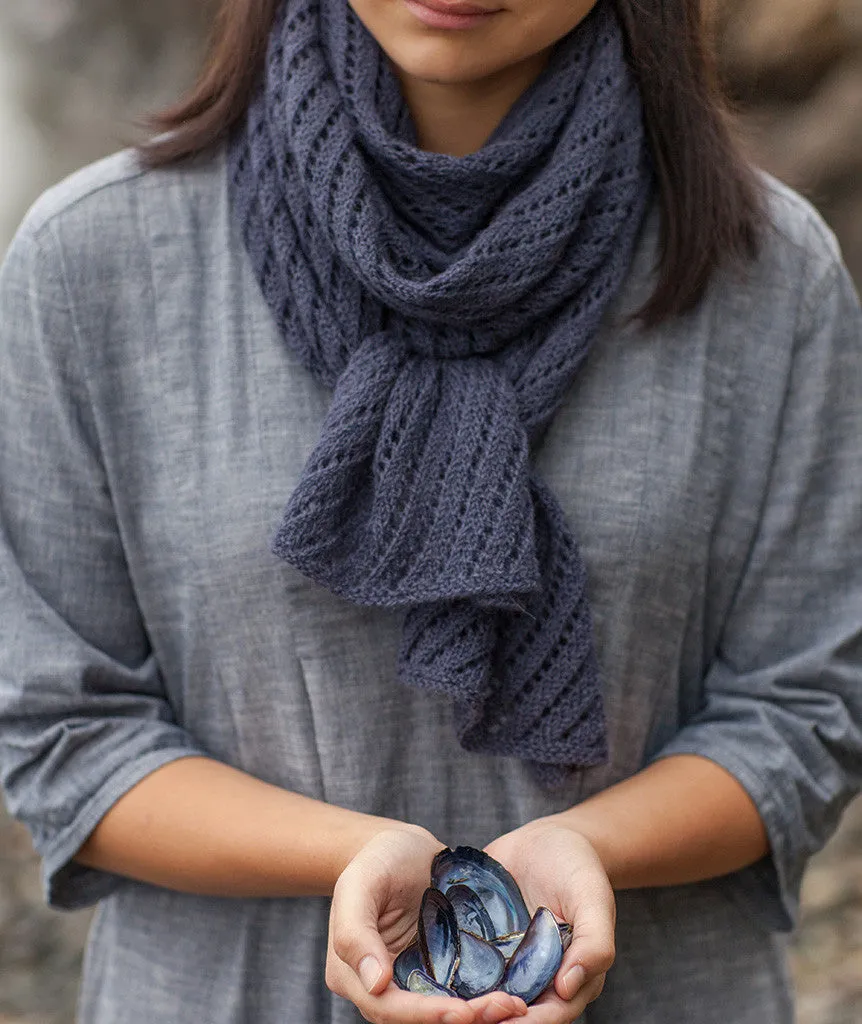 Diagonal Lace Scarf & Wrap Pattern