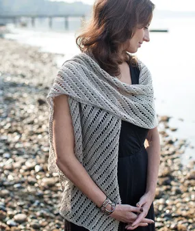 Diagonal Lace Scarf & Wrap Pattern